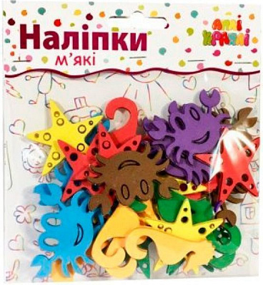 Декоративний елемент мякі морскі №6 1 комплектів Аплі-Краплі
