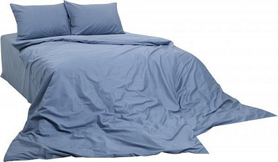 Комплект постільної білизни Solid сімейний темно-сірий La Nuit