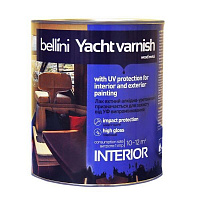 Лак яхтный алкидно-уретановый Bellini глянец 2,5 л