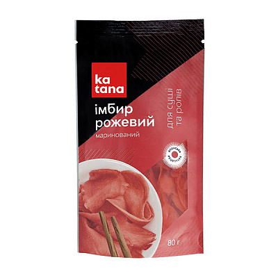 Имбирь Katana розовый маринованный 80 г