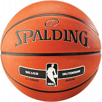 Баскетбольний м'яч Spalding NBA Silver Outdoor 3001592020016 р. 6 