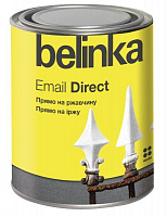 Эмаль Belinka антикоррозийная Direct шоколадно-коричневый глянец 0,75л