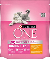 Корм Purina One Junior з куркою та злаками 450 г