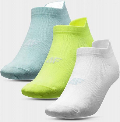 Носки 4F NOSD4-SOD213-10S+45N+47S бело-салатовый р.39-42