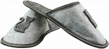 Капці домашні FX shoes з фетру р. 38-39 сірий арт.2005 