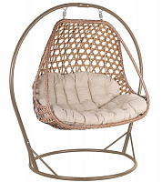 Кресло-кокон Bella Vita Феникс NEW 2-местный бежевей