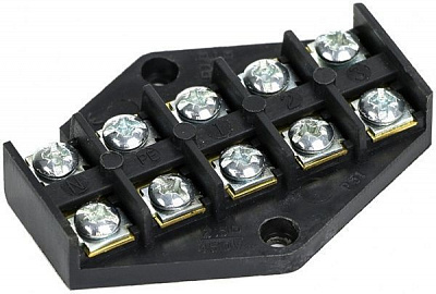 Колодка клеммная Simet ZPT 5х2,5 кв.мм черный 