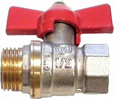 Кран кульовий Valvo DN 15 1/2 метелик