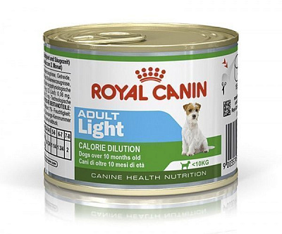 Корм Royal Canin для собак ADULT LIGHT банка 195 г