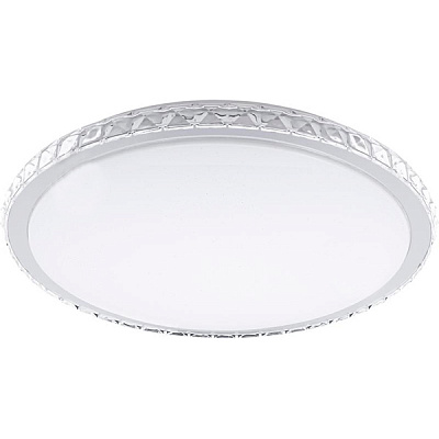 Светильник светодиодный Hopfen Siyanie с пультом ДУ 70 Вт белый/хром 3000-6500 К 