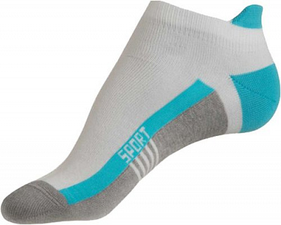 Шкарпетки Conte ACTIVE 16С-71СП р. 25 бірюзовий із сірим