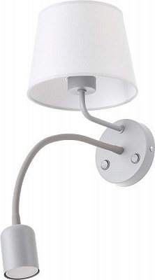 Бра TK Lighting 1x60 Вт E14 сірий Maja