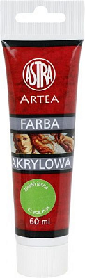 Краска акриловая Светло-зеленая 60 мл Artea Astra