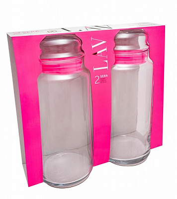 Набор банок 1400 мл 2 шт. в упаковце