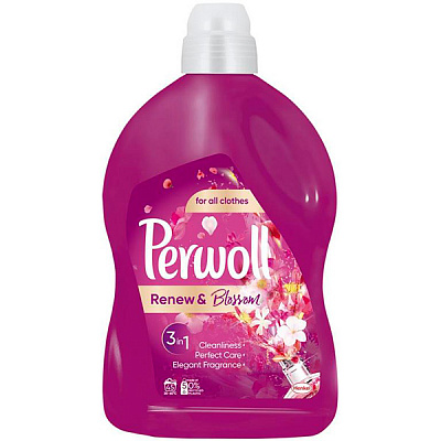 Гель для машинной и ручной стирки Perwoll Восстановление и аромат 2,7 л 1 шт.
