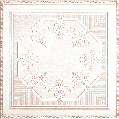 Декор Zeus Ceramica Камея белый PQ08\4177 402х402 мм