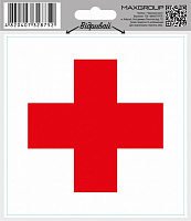 Наклейка MAXGROUP Красный крест NM-167