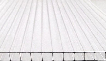 Полікарбонат стільниковий Sototherm 1УФ ПК 6 мм 3000x1050 мм прозорий