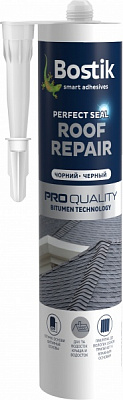Герметик бітумний Bostik ROOF REPAIR для герметичного ущільнення з’єднань навколо труб чорний 280 мл