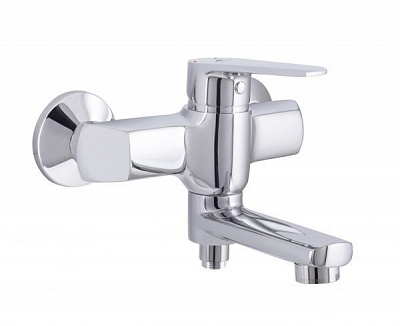 Смеситель для ванны Rubineta Deli-10 (SW) с поворотным изливом