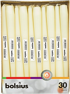 Свічка Конусна 245/24 Кремова Bolsius