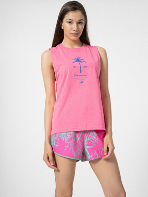 Футболка 4F TSHIRT F559 4FSS23TTSHF559-54S р.2XL рожевий