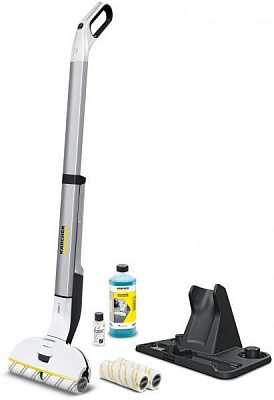 Комплект Karcher підлогомийна машина для дому FC 3 Cordless Premium + склоочисник WV 1 Plus