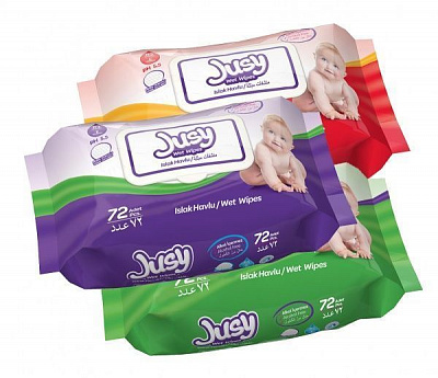 Влажные салфетки Jusy Wet Wipes 72 шт.