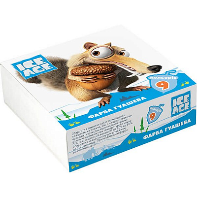 Гуашь Ice Age 9 цветов