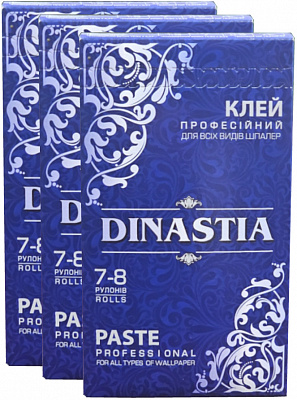 Клей для обоев DINASTIA для всех видов обоев 250 г 3 шт.