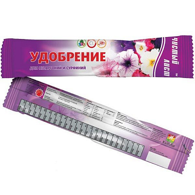 Удобрение Чистый Лист для петуний и пеларгоний 0.1 кг