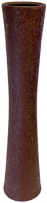 Ваза напольная Труба шелк шоколад 77 см