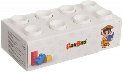 Конструктор BanBao білий блоки 7256-1