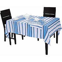 Комплект столовий 16,3 140x190 см блакитний Едельвіка 
