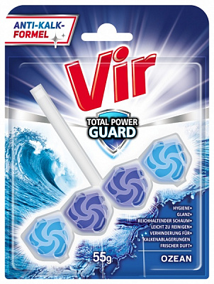 Туалетный блок VIR Total Power Guard Океан 55 г 