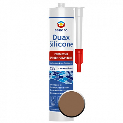 Заполнитель швов Eskaro Duax Silicone 235 (Гавана-браун) коричневый