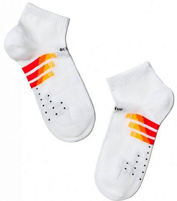 Носки детские Conte-Kids 315 17С-59СП р.22 белый с красным 