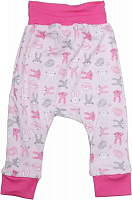 Штани для новонароджених Baby Veres Hello Bunny р.68 рожевий 