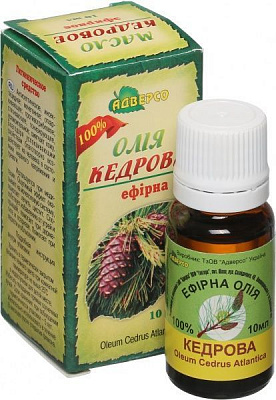 Эфирное масло Адверсо Кедрова 10 мл 