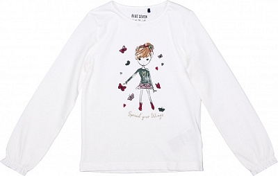 Реглан для девочки Blue Seven р.98 белый 750708 X * 98 