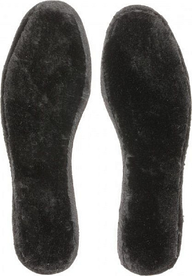 Устілки для взуття з хутром Comfort Textile Group 46 чорний