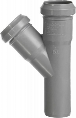 Трійник Valsir ПП d40х40x45°