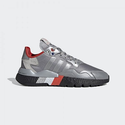 Кроссовки Adidas NITE JOGGER FV3787 р.8,5 серебристый