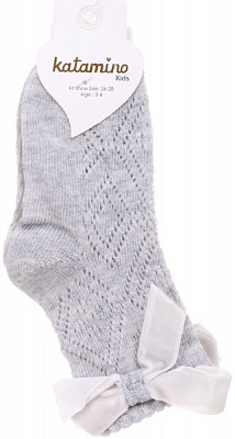 Носки для девочек KATAMINO K24060 р.3-4 серый 