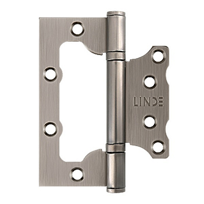 Петля Linde НВ-100E MA бабочка 100x75x3 мм матовый антрацит универсальная