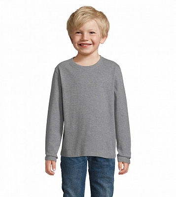 Лонгслів для хлопчика Sol's IMPERIAL LSL KIDS р.110-116 сірий меланж 0294735006A