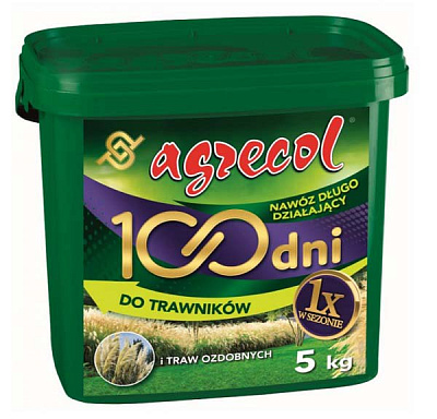 Удобрение минеральное Agrecol 100 дней для газонов 21-5-8 5 кг