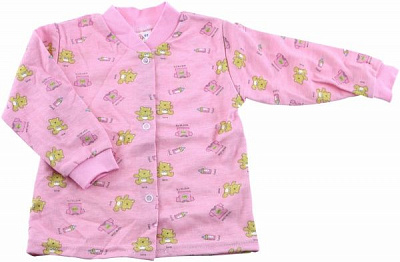 Кофта для девочки Моя планета Кф2301 р.68 розовый с принтом 