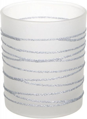 Свічник склянка 7х8,2 см білий