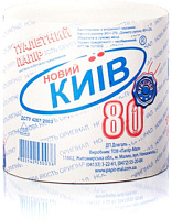 Туалетний папір Новий Київ 80 б/г одношаровий